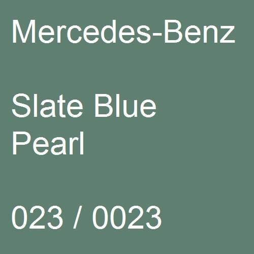 Mercedes-Benz, Slate Blue Pearl, 023 / 0023.